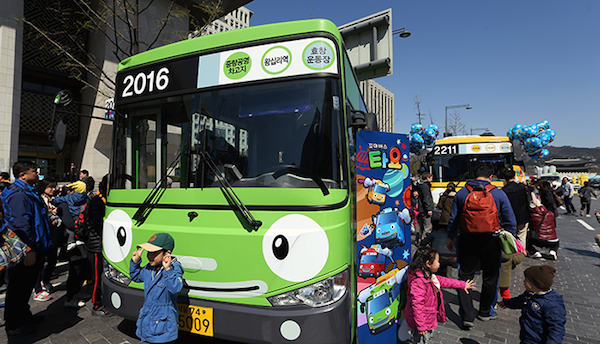 ROGI Tayo The Little Bus Korean Animation Main Character Green