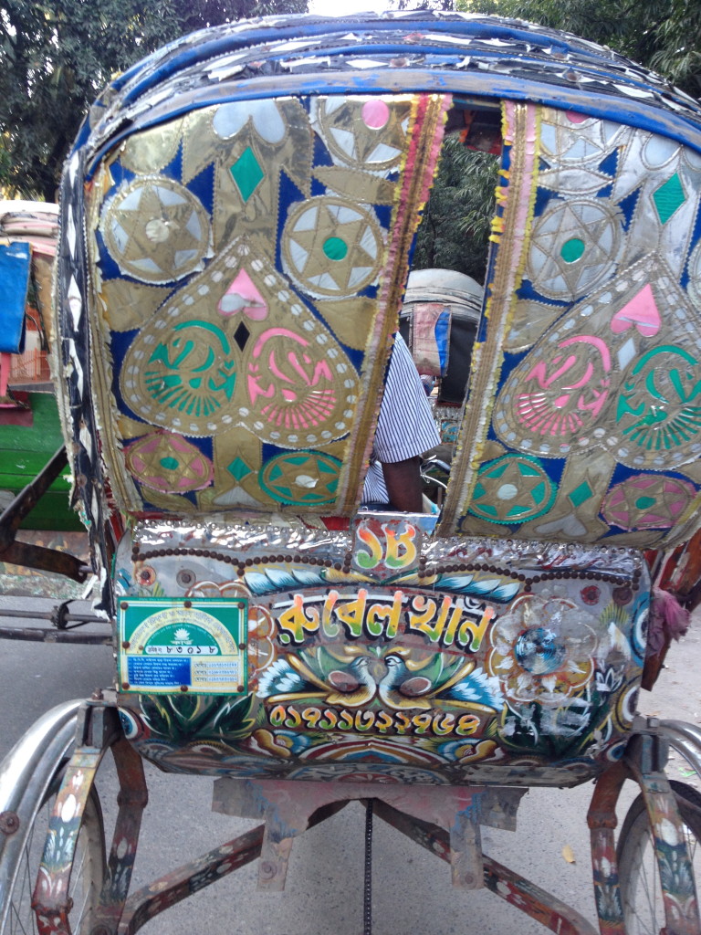 Rickshaw art from the "CIty of Rickshaws"