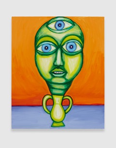 Green Genie, 2014, Medium Oil on canvas, Dimensions 36 x 30 inches 