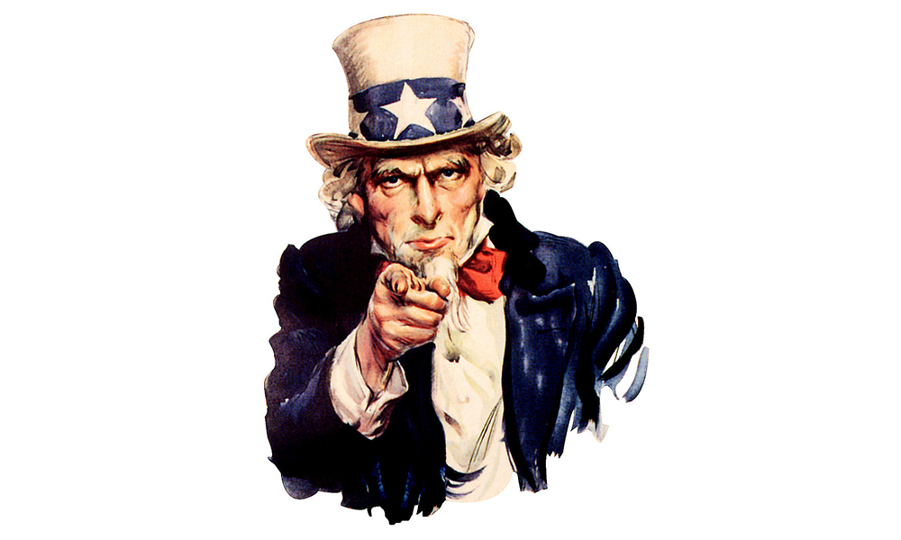 Uncle Sam and the Wagging Finger of Prayer – BLARB